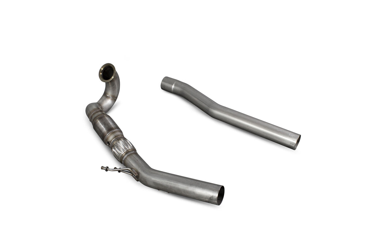 Scorpion 3.15" Downpipe With A High Flow Sports Catalyst - Volkswagen MK7 & MK7.5 Golf R (Non GPF Models Only) / Golf R Estate MK7.5 Facelift (Non GPF Model Only), Audi S3 8V (Non GPF Model Only) (2014–2018)