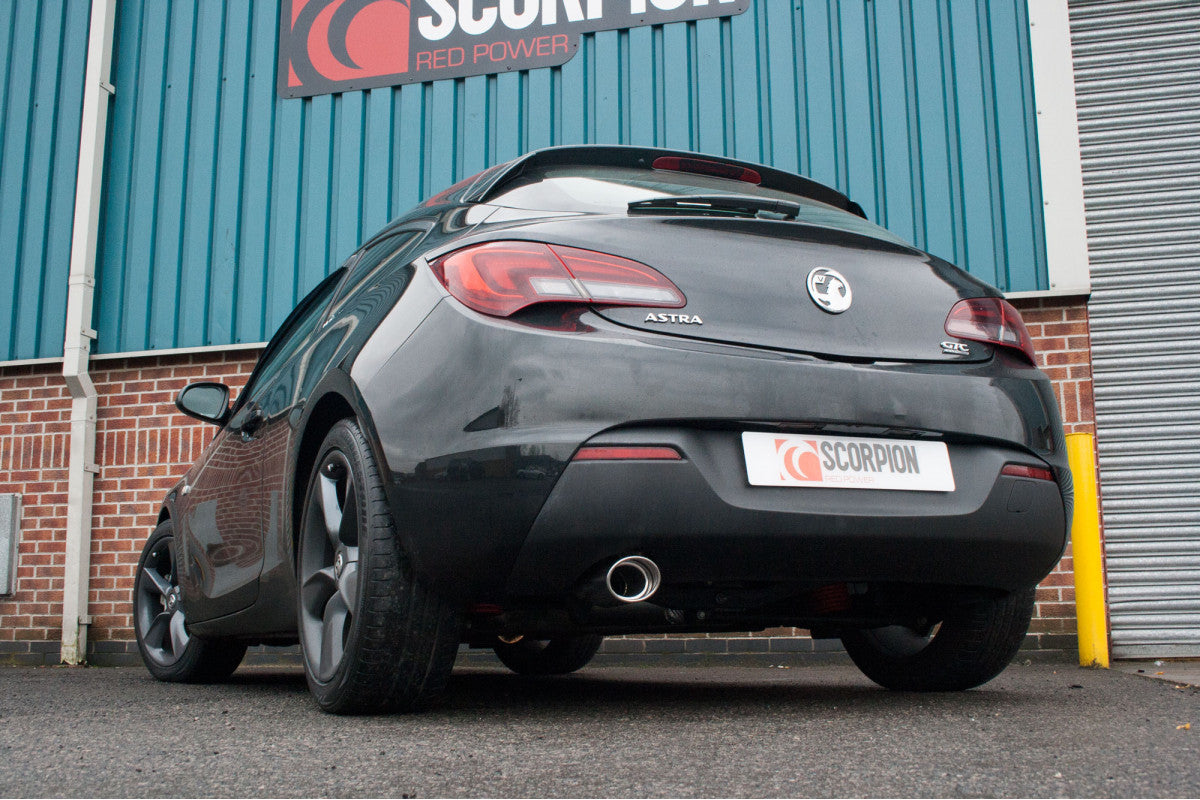 Scorpion Exhausts Cat-Back - Vauxhall Astra J GTC 1.4 Turbo 2009-2015