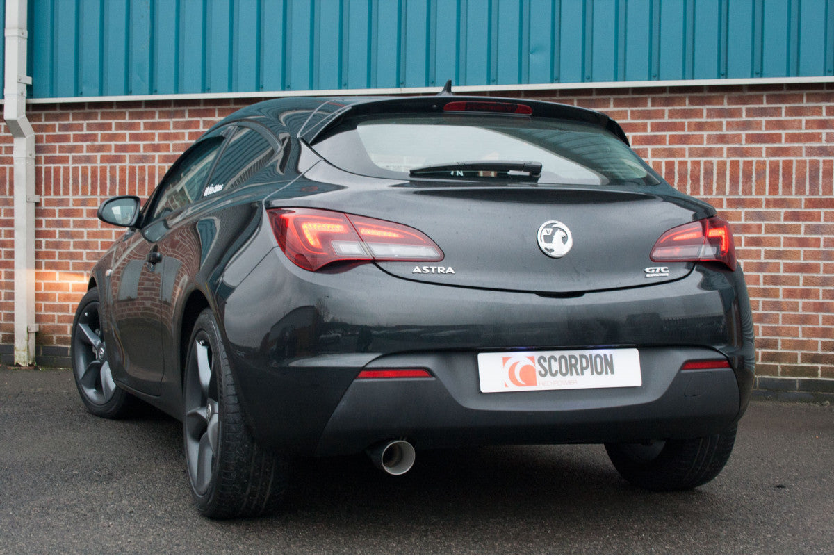 Scorpion Exhausts Cat-Back - Vauxhall Astra J GTC 1.6 Turbo 2009-2015