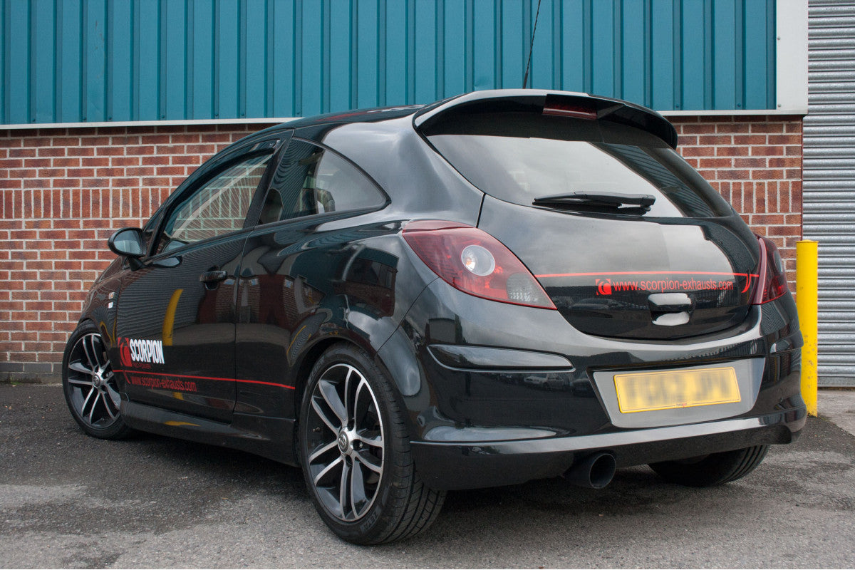 Scorpion Exhausts Rear Silencer - Vauxhall Corsa D 1.4T Black Edition 2012-2015
