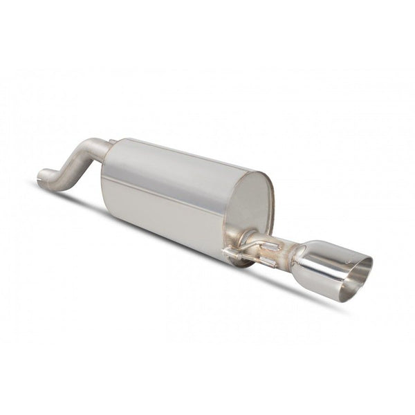 Scorpion 2.5" Rear Silencer / Daytona Tips - Vauxhall Corsa D 1.4 Turbo Black Edition (2012–2015)