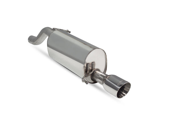 Scorpion 2.5" Rear Silencer / Daytona Tips - Vauxhall Corsa E 1.4 Turbo (2014–2018)