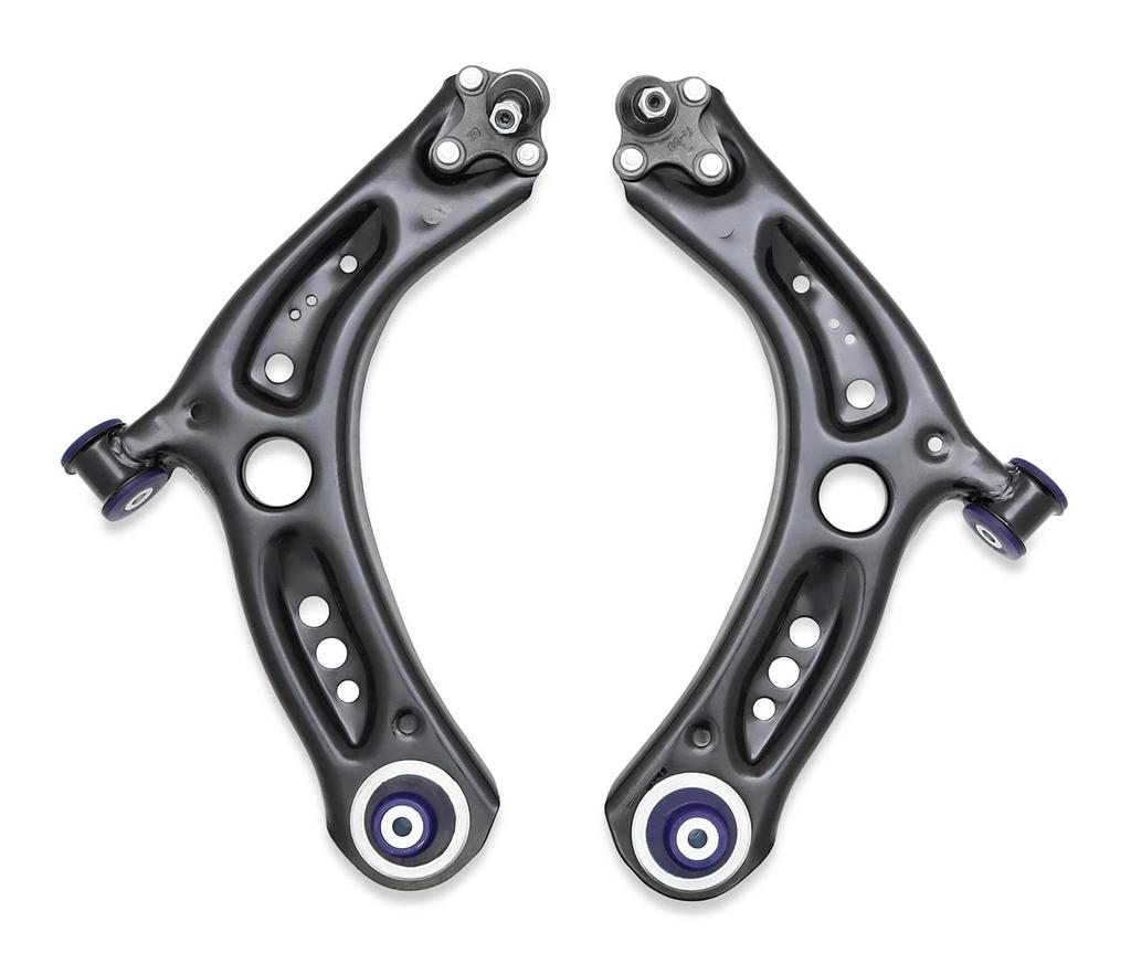 SuperPro Steel Front Control Arm Kit (Race & Track Use) - Volkswagen Golf GTI/R MK7/MK8