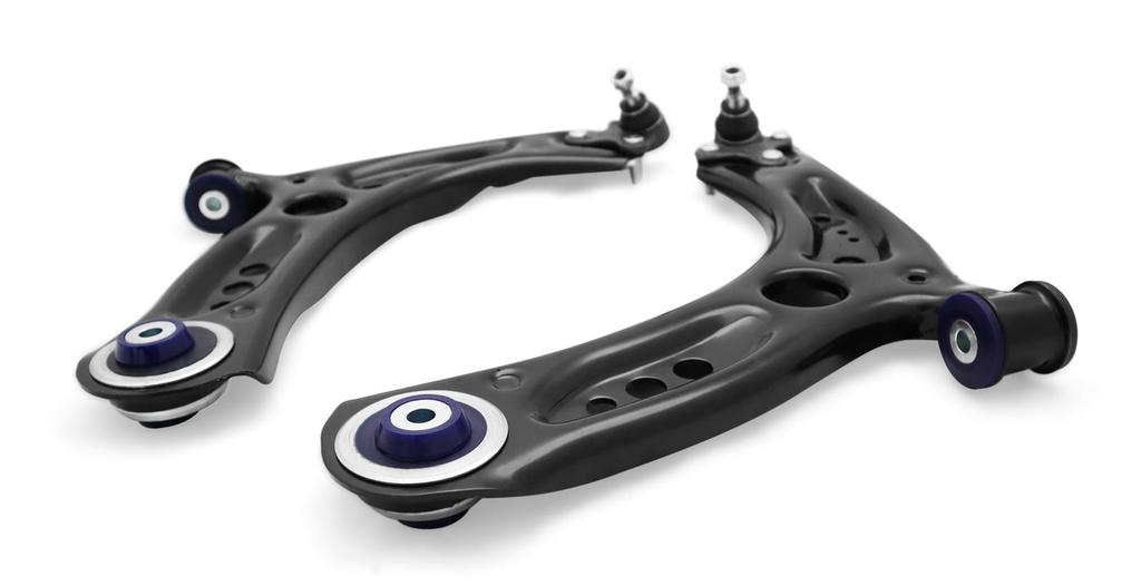 SuperPro Steel Front Control Arm Kit (Race & Track Use) - Volkswagen Golf GTI/R MK7/MK8