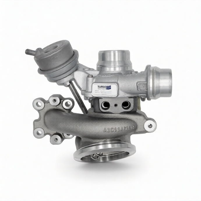 Turbo Technics refurbished turbocharger shown in Rival Performance's Fiesta ST Mk8 product listing
