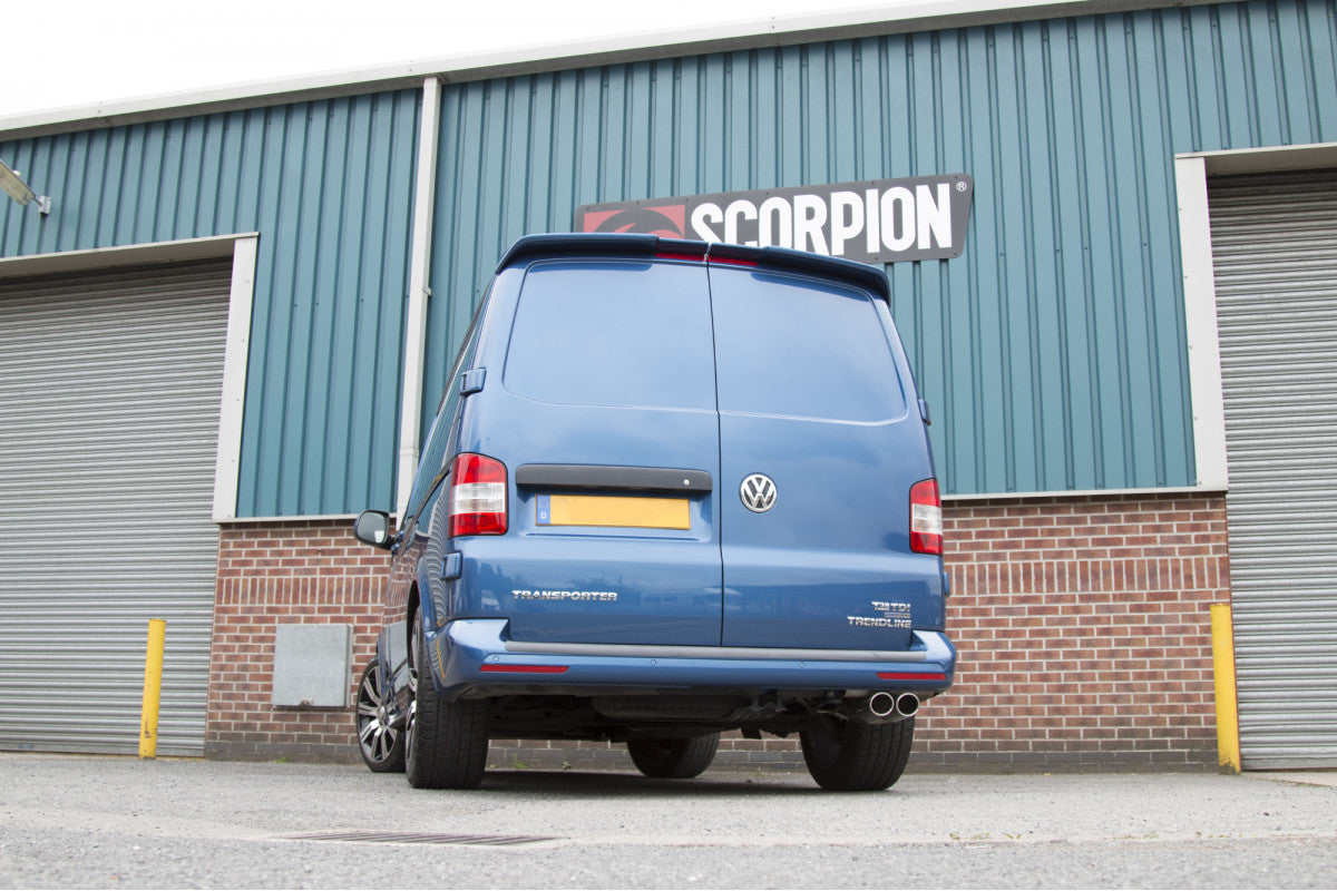 Scorpion Exhausts Cat-Back - Volkswagen T6 Transporter & Caravelle BiTDI SWB/LWB, 2WD