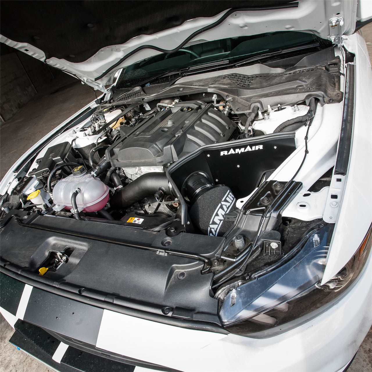 RamAir Performance Intake Kit (Black) - Ford Mustang 2.3L Ecoboost S550