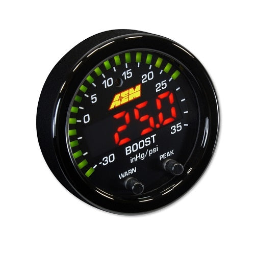 AEM X-Series Boost/Turbo Pressure 52mm Electrical Digital Gauge (PSI)