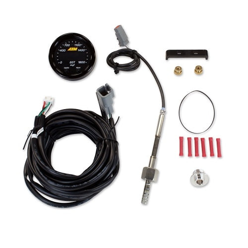 AEM X-Series Exhaust Gas Temperature (EGT) 52mm Electrical Digital Gauge (1000Â°C/1800Â°F) Kit