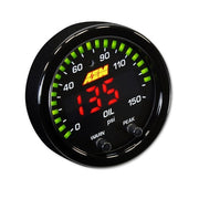 AEM X-Series Oil Pressure 52mm Electrical Digital Gauge (150PSI)