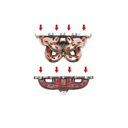 AIRTEC Tubular 4-2-1 Manifold - OEM vs AIRTEC