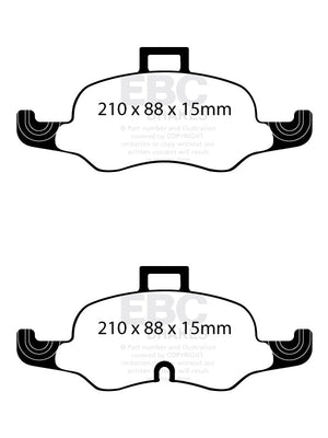 EBC Bluestuff Brake Pads (FRONT) - Audi TTS Quattro 8S