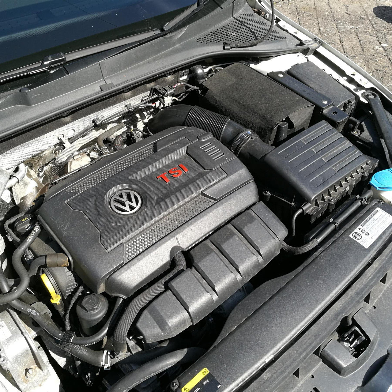 RamAir Performance Intake Kit With Blue Intake Hose - Audi S3 8V-TTS 8S-SEAT Leon Cupra 5F-VW Golf GTI-R MK7