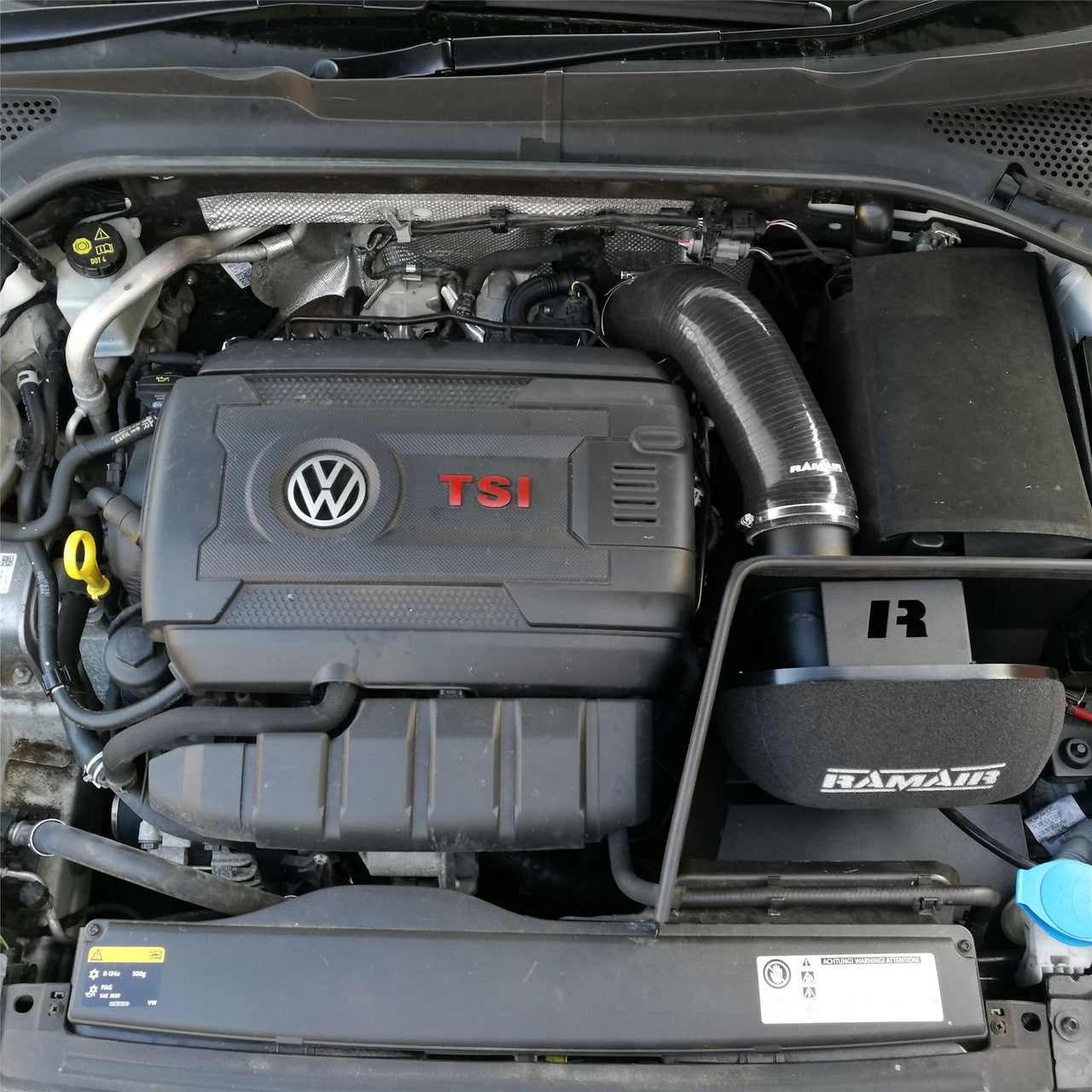 RamAir Performance Intake Kit with Turbo Elbow & Black Intake Hose -  Audi S3 8V/TTS 8S, SEAT Leon Cupra 5F, VW Golf GTI/R MK7