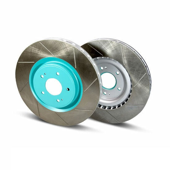 Project Mu Club Racer Grooved Brake Discs (FRONT) - Honda Integra Type R DC2 *98 Spec