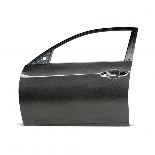 SEIBON CARBON FIBRE DOOR - 2017-2021 HONDA CIVIC HATCHBACK - FRONT*