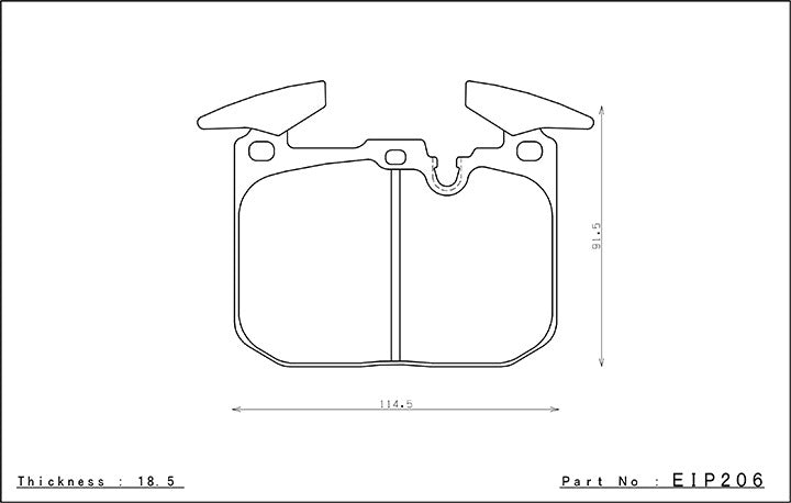ENDLESS ME22 Brake Pads (FRONT) - BMW M2/M2 Competition F87