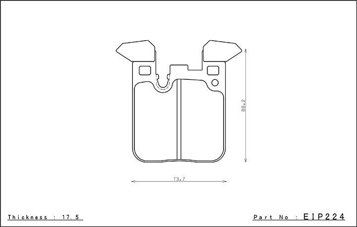 ENDLESS ME22 Brake Pads (REAR) - BMW M4/M4 Competition F82