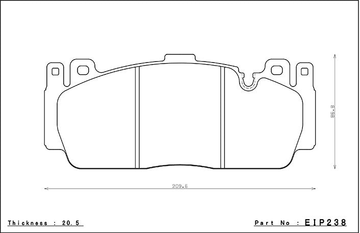 ENDLESS ME22 Brake Pads (FRONT) - BMW M2/M2 Competition F87
