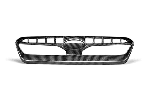 SEIBON OEM-STYLE CARBON FIBRE FRONT GRILLE - 2015-2017 SUBARU WRX - STI