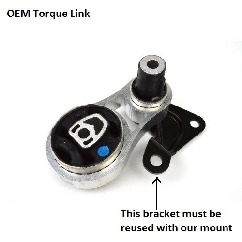 Vibra Technics Rear Engine Dog Bone Mount - Ford Fiesta MK7 ST180 (2013–2017)