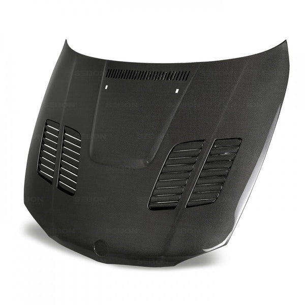 SEIBON GTR-STYLE CARBON FIBRE BONNET - 2008-2013 BMW E82 1 SERIES - 1M COUPÉ
