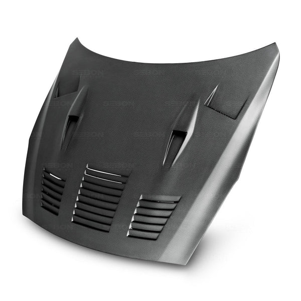 SEIBON GTII-STYLE DRY CARBON BONNET - 2009-2016 NISSAN GT-R*