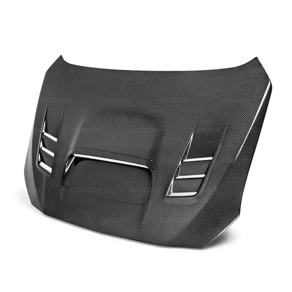 SEIBON CW-STYLE CARBON FIBRE BONNET - 2015-2021 SUBARU WRX - STI
