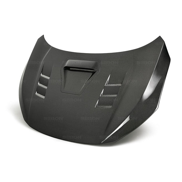 SEIBON TS-STYLE CARBON FIBRE BONNET - 2017-2020 HONDA CIVIC TYPE R