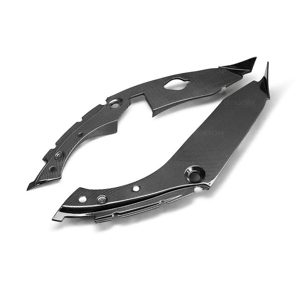 SEIBON CARBON FIBRE UNDER BONNET INNER WING TRIMS - 2017-2020 HONDA CIVIC TYPE R