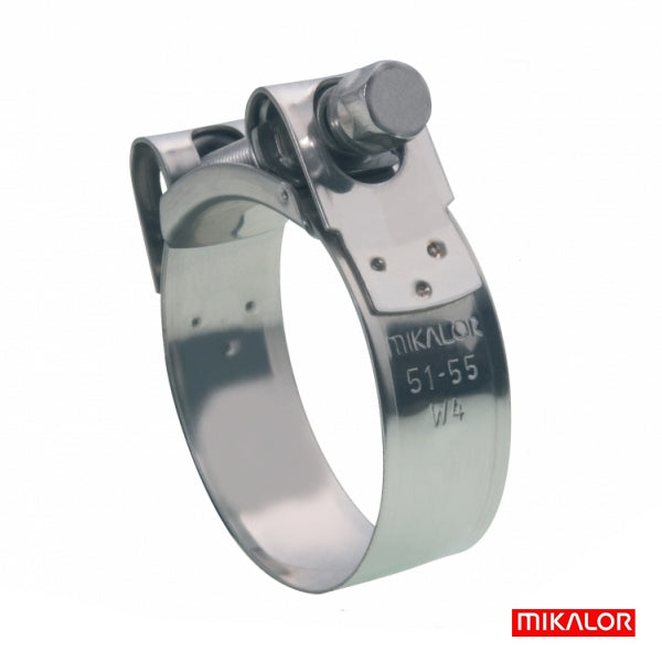 Mikalor Supra W4 Heavy-Duty T-Bolt Hose Clamp
