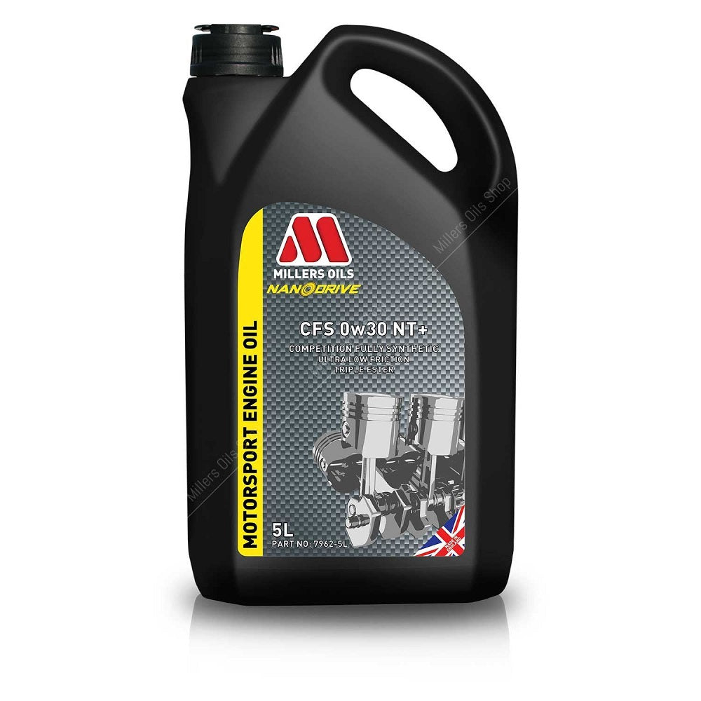 Millers Oils Nanodrive CFS 0W30 NT+ Fully Synthetic Performance Engine Oil
