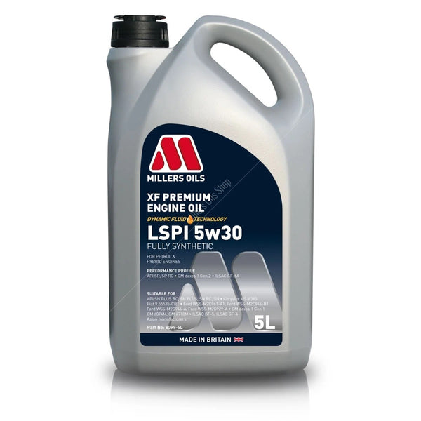 Millers Oils XF Premium LSPI 5w30 Engine Oil