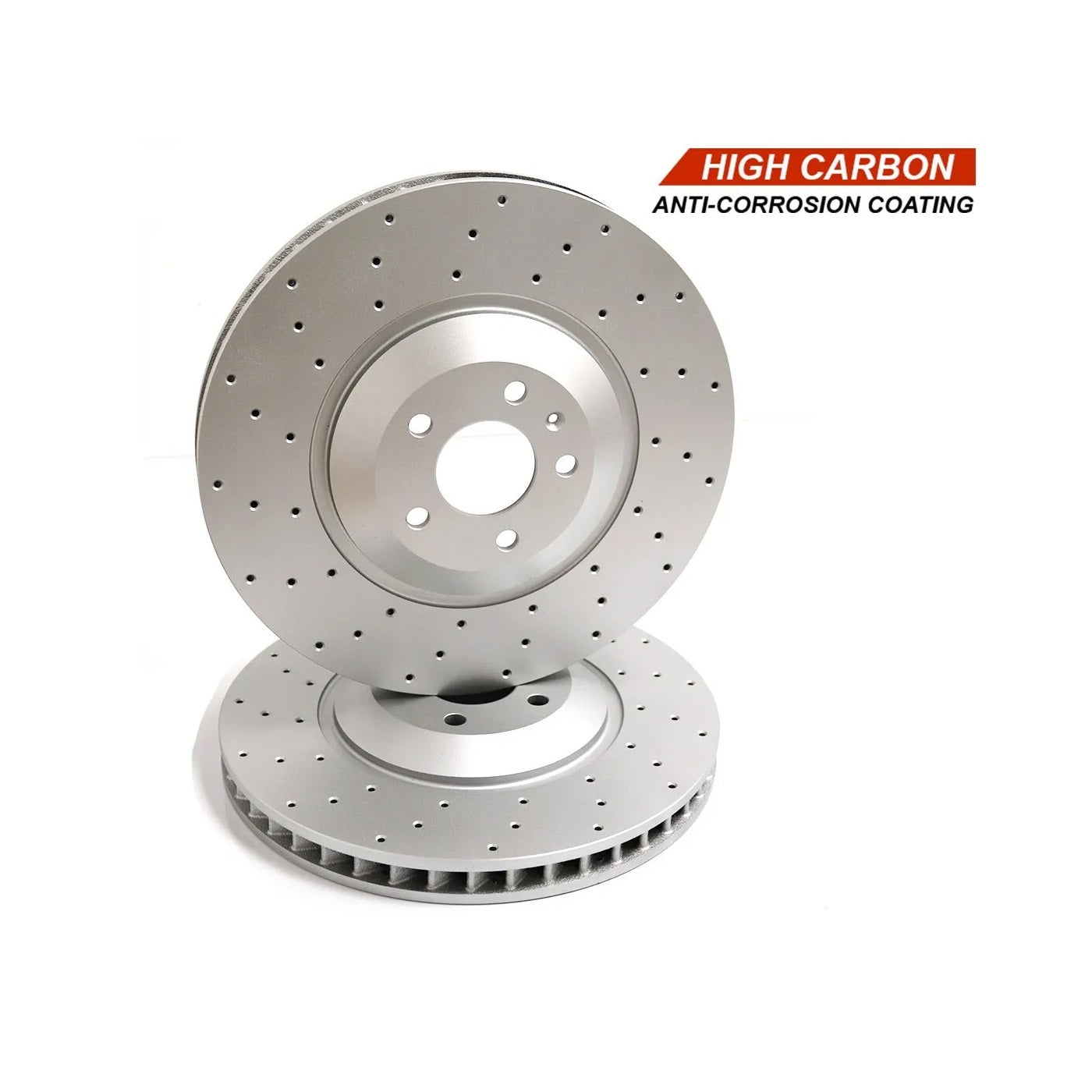 MTEC Performance High Carbon Drilled Brake Discs (REAR) - BMW M5 F10