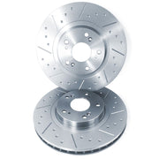 MTEC Performance Drilled & Grooved Brake Discs (Front) 340x30mm - Audi S3 8V/8Y, TTS 8S, VW Golf GTI/Golf R MK7/MK8