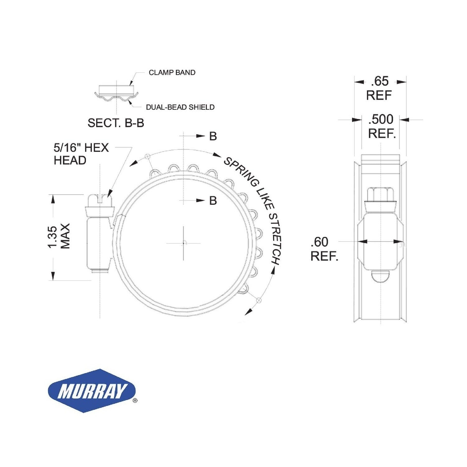 Murray Constant Tension Hose Clamp