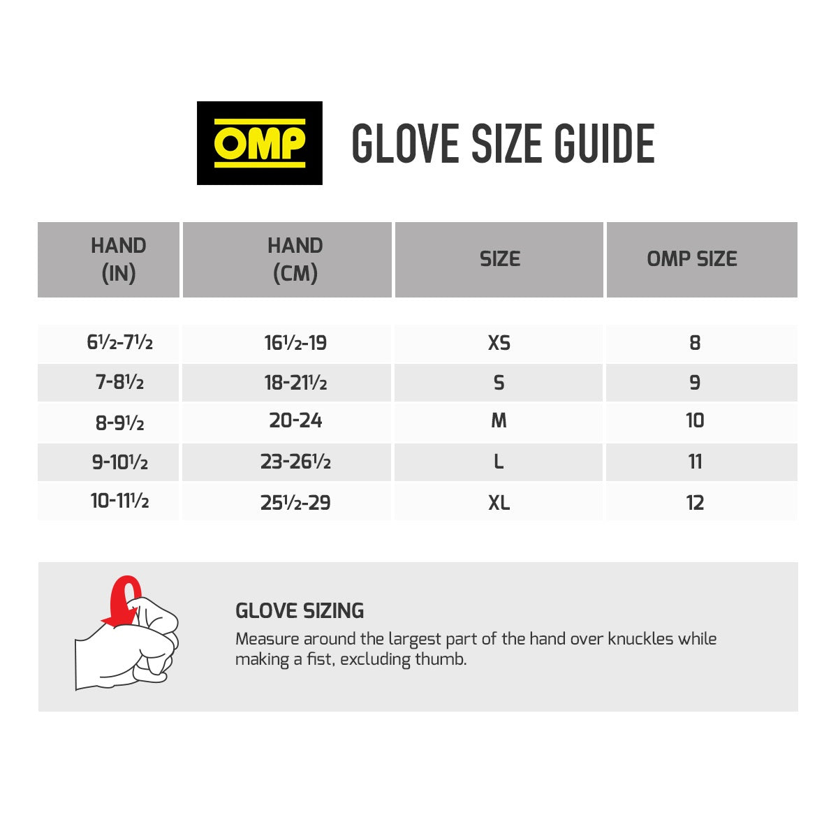 OMP Sport Racing Gloves (FIA Approved)