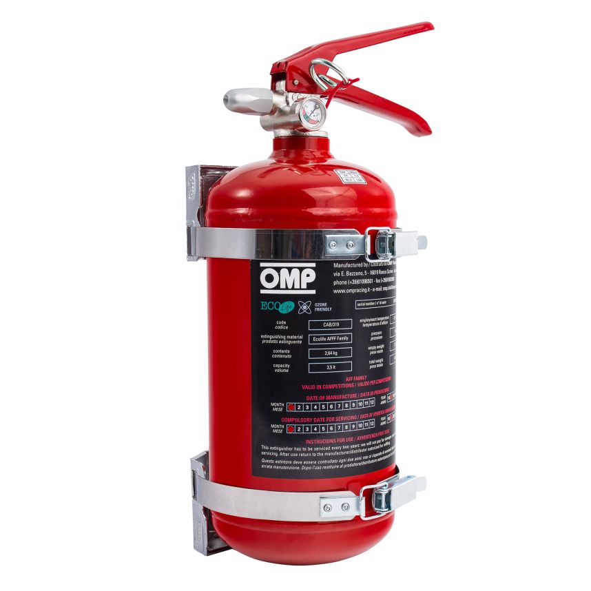 OMP AFFF Hand Held Fire Extinguisher 2.4 Litre - Red