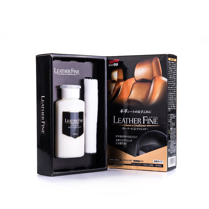 SOFT99 Leather Fine Cleaner & Conditioner