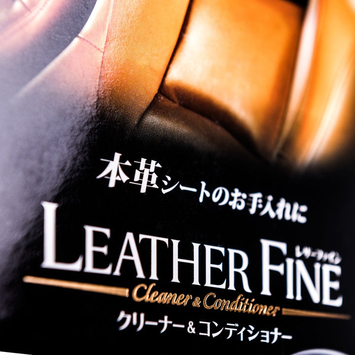 SOFT99 Leather Fine Cleaner & Conditioner