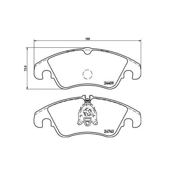 PBS ProTrack Performance Brake Pads (FRONT) - Ford Focus RS MK2