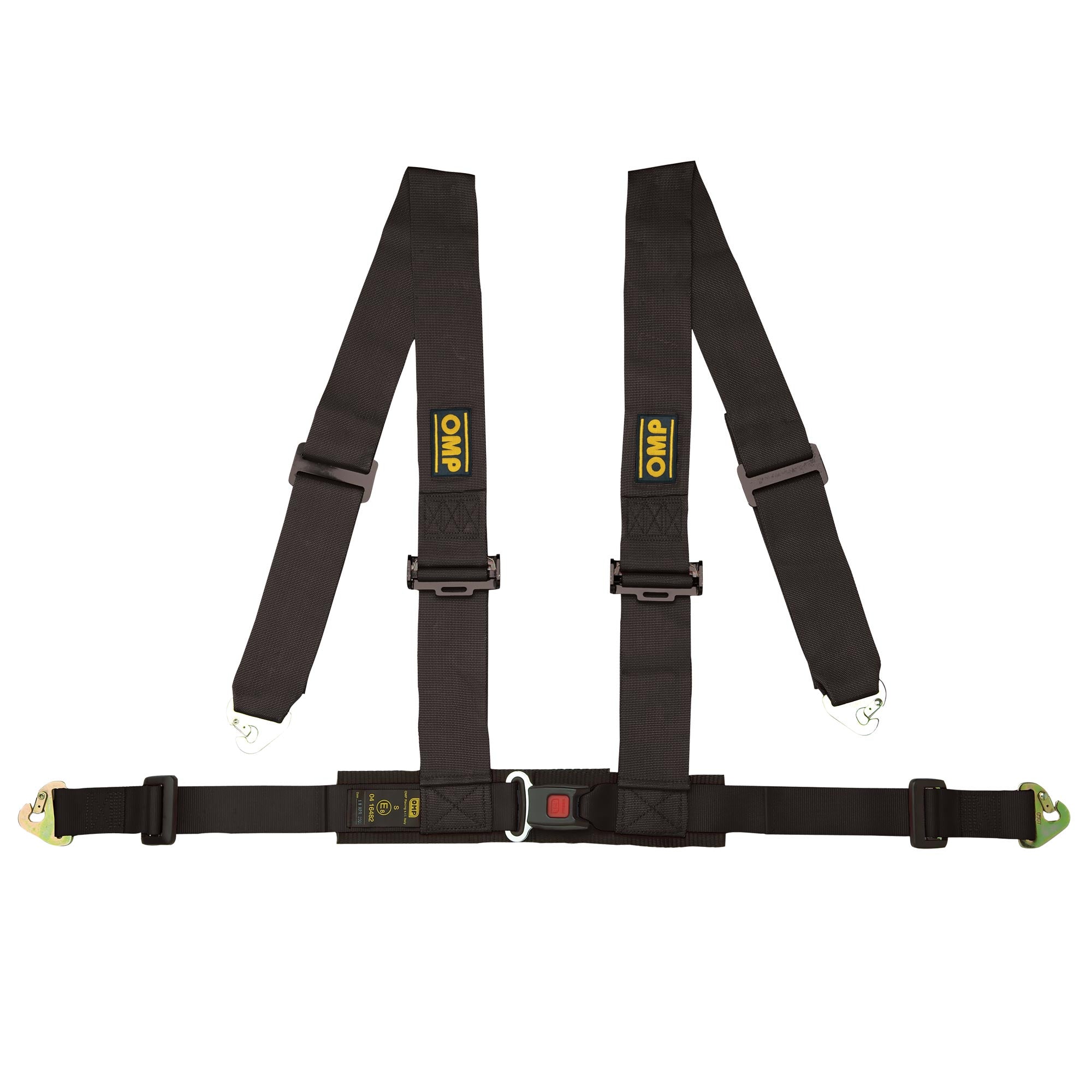 OMP 4M Racing 4 Point Clip In Harness (ECE Approved)