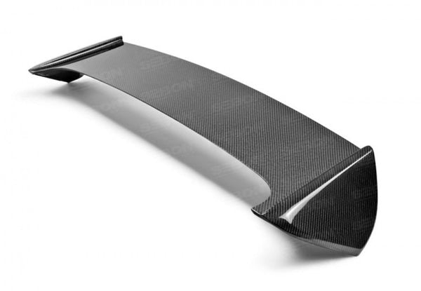 SEIBON STI-STYLE CARBON FIBRE REAR SPOILER - 2008-2014 SUBARU WRX - STI HATCHBACK (SHAVED)*