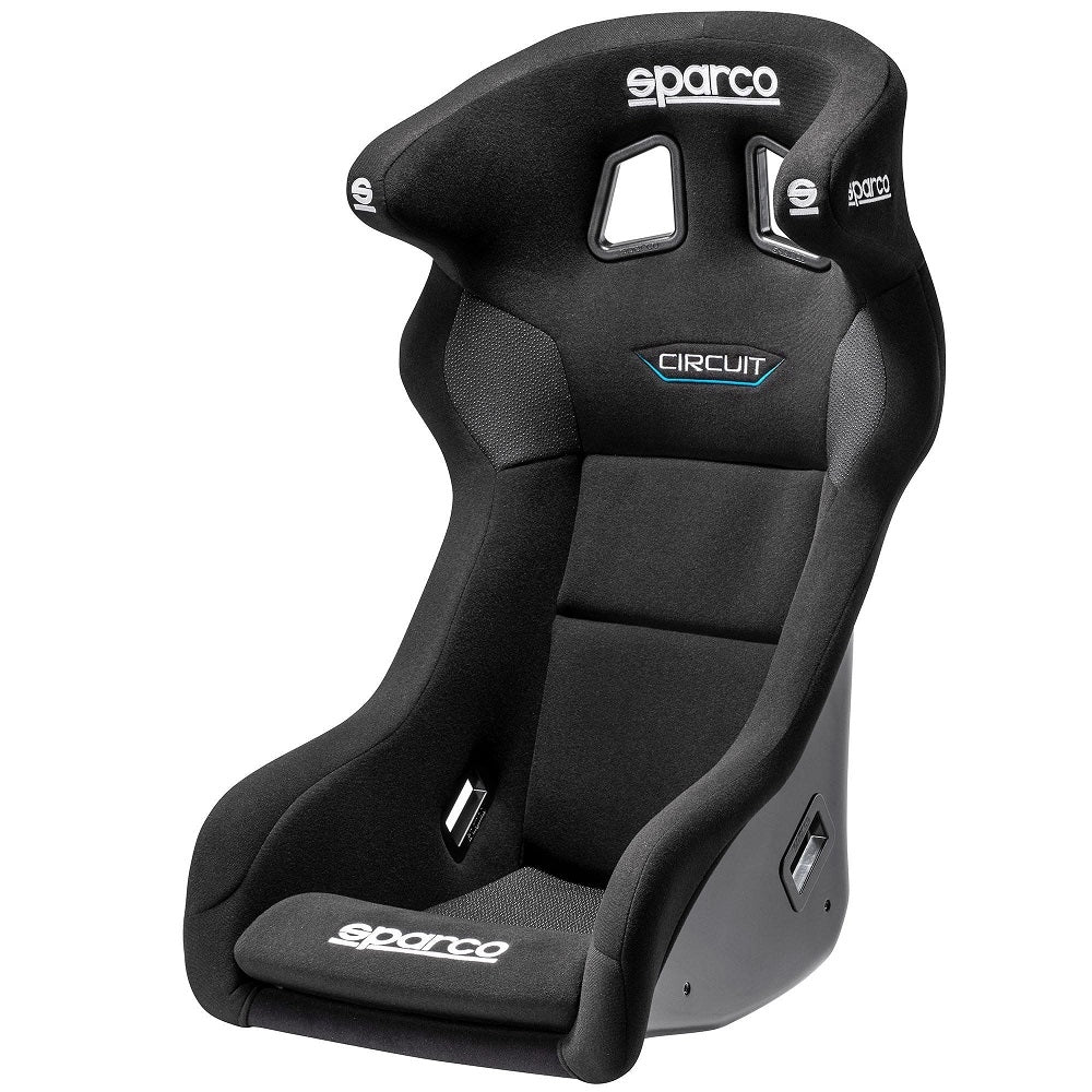 Sparco Circuit QRT Fibreglass Fixed Bucket Seat (FIA Approved) - Black Cloth