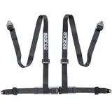 Sparco Driver 4 Point Bolt In Harness (ECE Approved) - Black