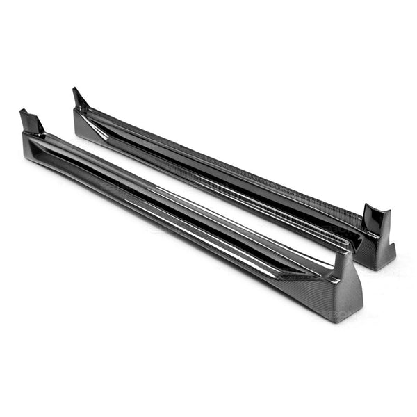 SEIBON CW-STYLE CARBON FIBRE SIDE SKIRTS - 2004-2005 SUBARU IMPREZA - WRX - STI