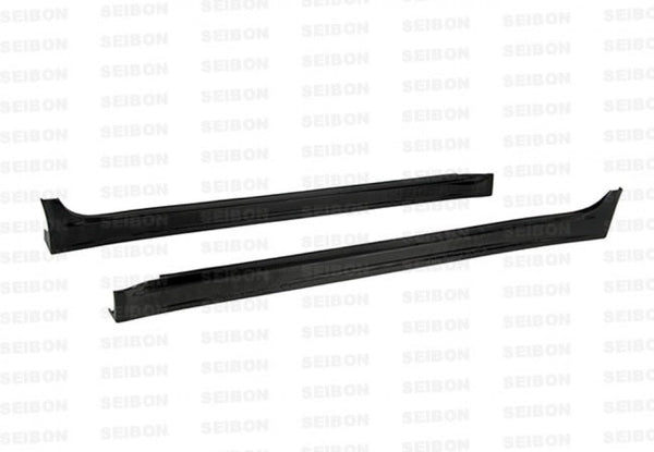SEIBON VR-STYLE CARBON FIBRE SIDE SKIRTS - 2008-2015 MITSUBISHI LANCER EVO X