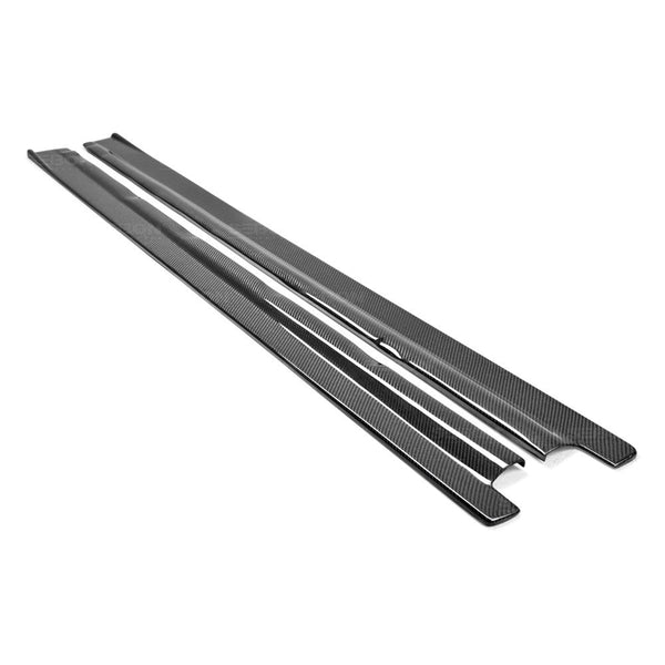 SEIBON MP-STYLE CARBON FIBRE SIDE SKIRTS - 2015-2020 VOLKSWAGEN GOLF - GTI - R
