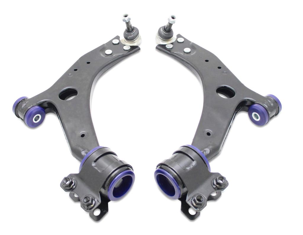 SuperPro Front Control Arm Kit (21mm Ball Joints) After March 2006 - Ford Focus ST225 MK2