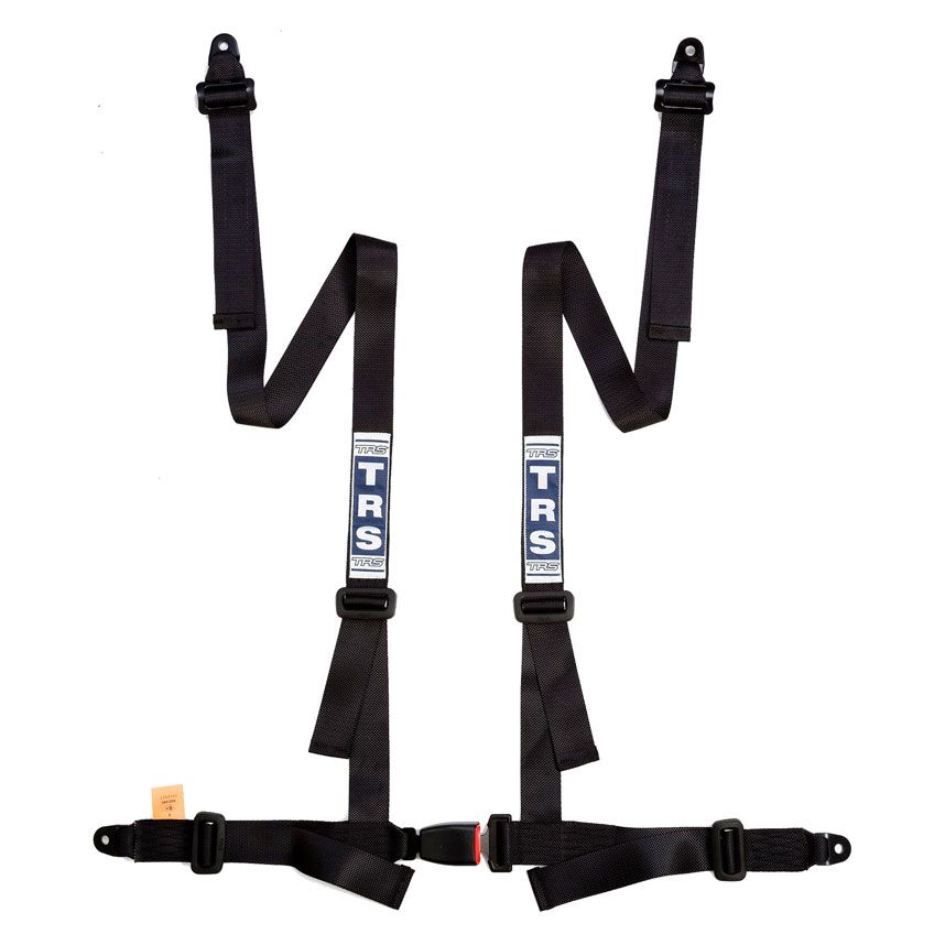 TRS Budget 4 Point Bolt In Harness (ECE Approved) - Black